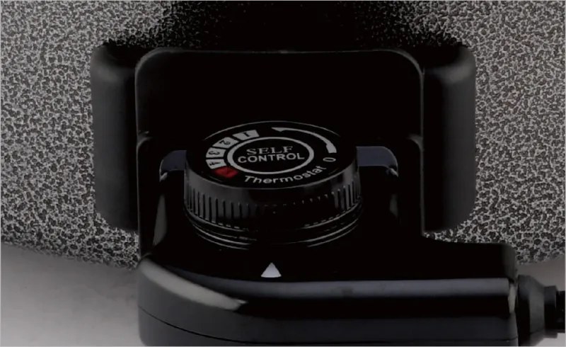 Tigaie electrica pentru pizza Rosberg R51010B, 1500W, 32 cm, Termostat, Acoperire antiaderenta, Gri