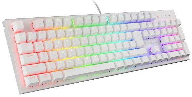 Tastatura Genesis Thor 303 B alb