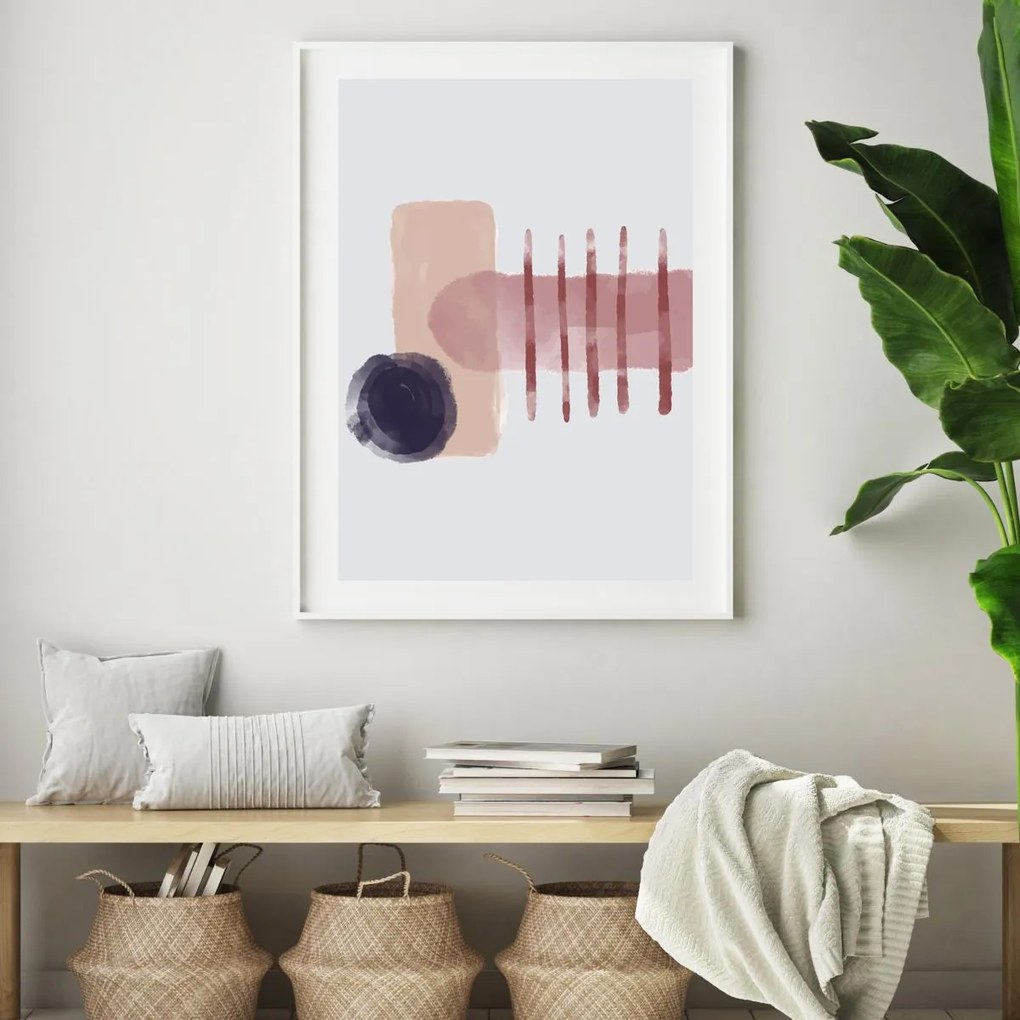 Poster - Abstracție pictată (A4)