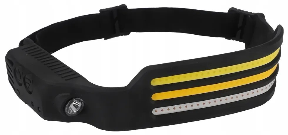 Lampă frontală COB LED cu inducție, cu baterie încorporată și încărcare USB