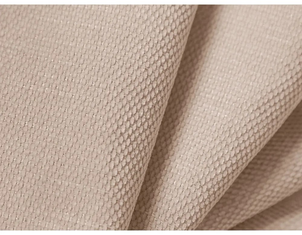 Pat matrimonial bej tapițat cu spațiu de depozitare cu somieră 140x200 cm Colonel – Cosmopolitan Design