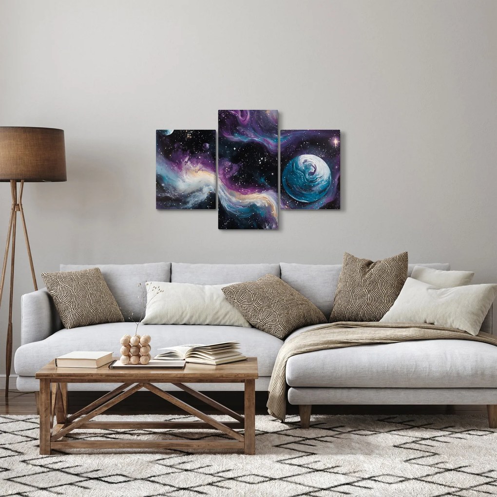 Tablou - Univers pictat (90x60 cm)
