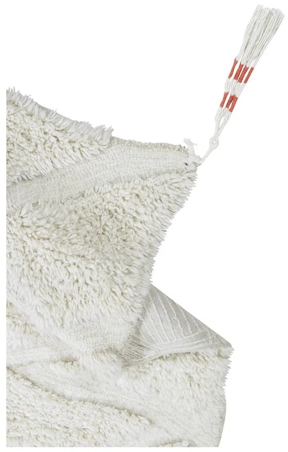 Covor alb lavabil/țesut manual din lână 170x240 cm Enkang Ivory – Lorena Canals