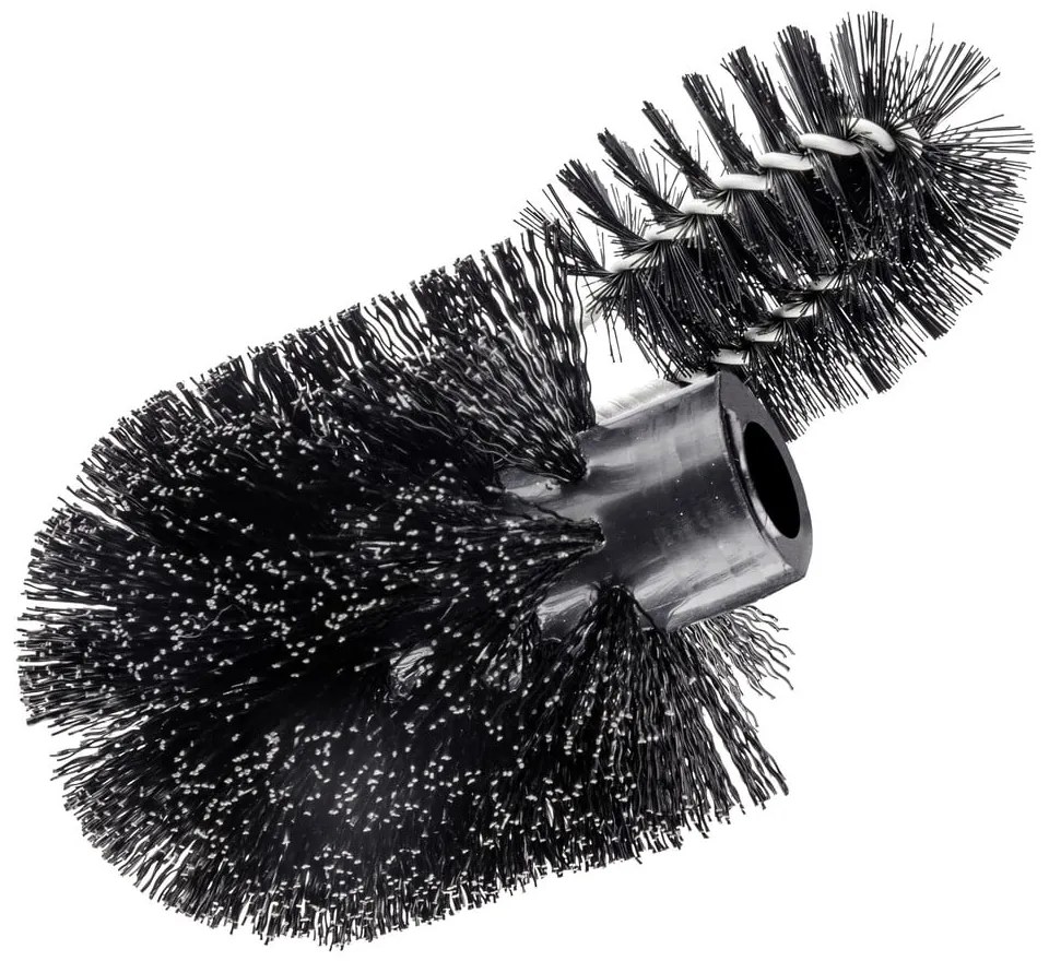 Cap pentru peria de WC negru din plastic Ø 8 cm – Wenko