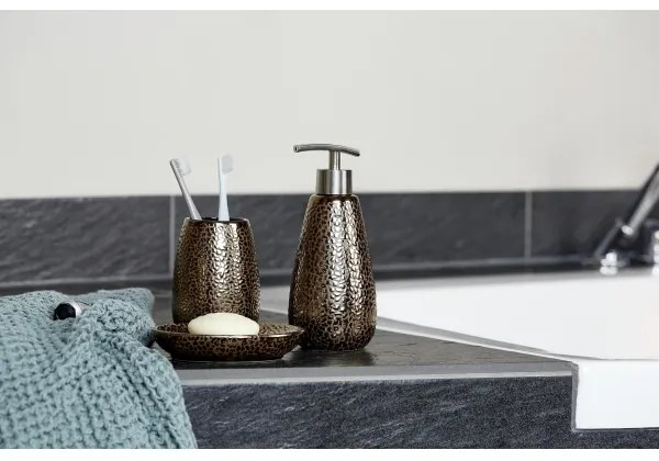 WENKO 69109800 - Set pentru baie MARRAKESH 12,5 x 41 cm, maro