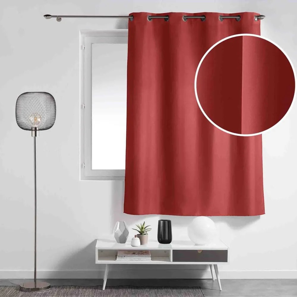 Draperie roșie 140x180 cm Essentiel – douceur d'intérieur