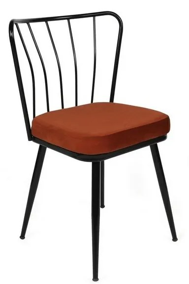 Set de scaune de sufragerie Yildiz Tile Red andBlack, 2 buc., 2 buc.
