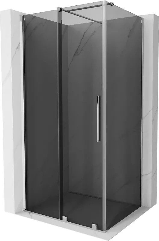 Mexen Velar cabină de duș culisantă 100 x 85 cm, grafit, crom - 871-100-085-41-01