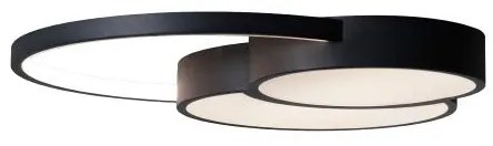 Plafonieră LED dimabilă LED/60W/230V 3000-6500K negru + telecomandă