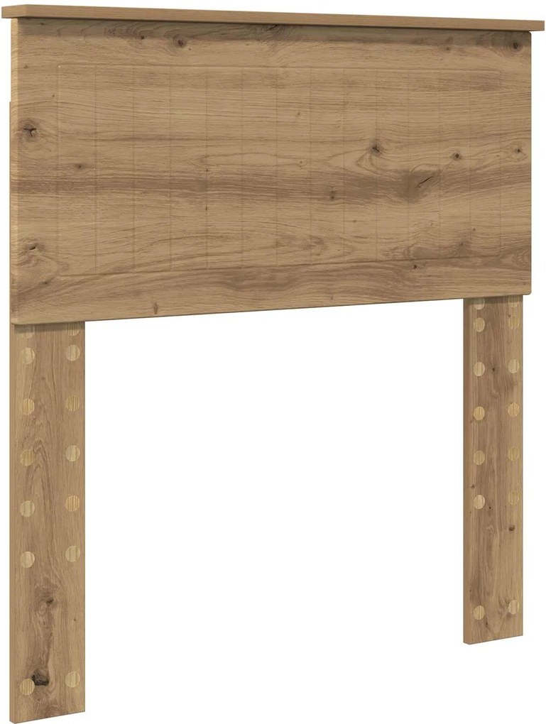 vidaXL Tăblie cap Stejar Artizanal 80 cm Lemn compozit