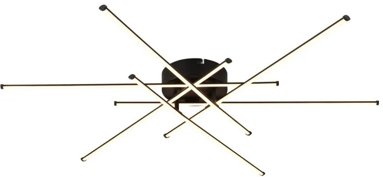 Plafoniera LED metal negru mat LAWSON