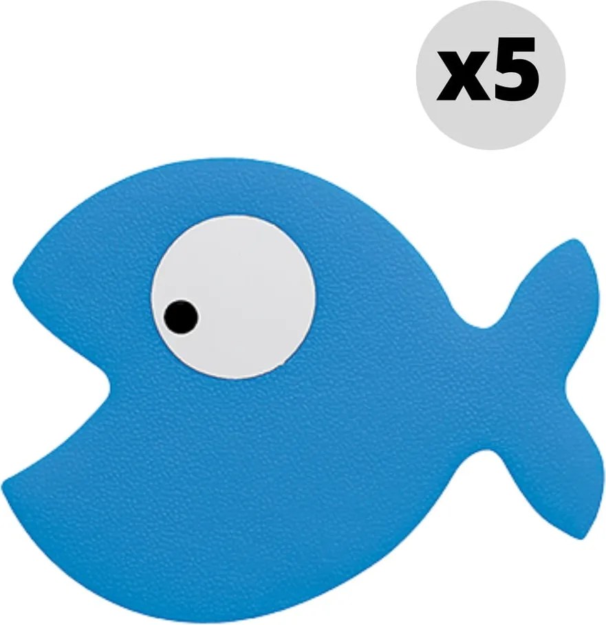 Covorașe antiderapante pentru copii pentru cadă 5 buc. 10x13 cm Hungry – Spirella