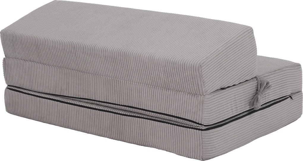 Saltea pliabilă/fotoliu extensibil, 2 in 1, gri, VEDIS