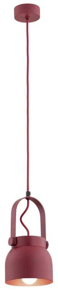 Pendul design modern LOGAN rosu 14cm