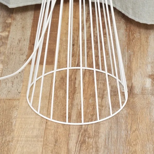 Lampă de podea MERCURE, 1xE27/15W/230V, albă