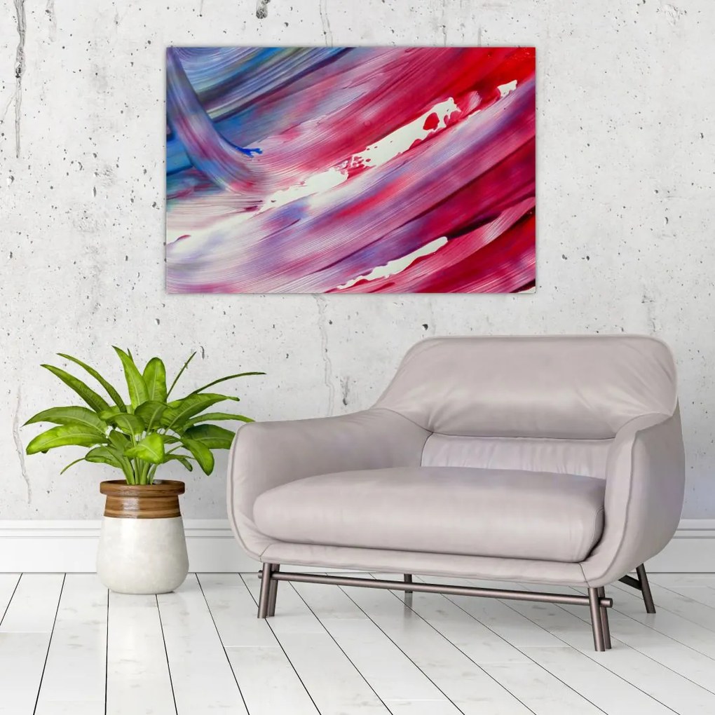 Tablou - culorile rozalbaste (90x60 cm)