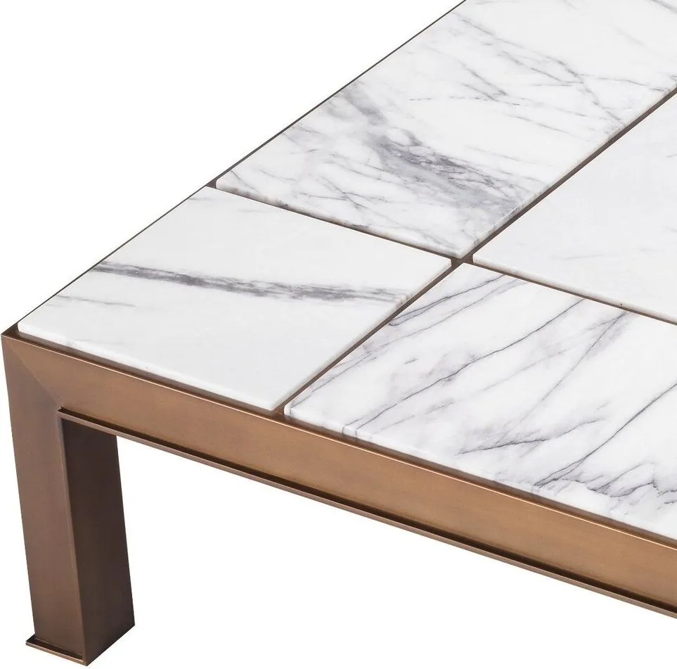 Masuta de cafea design LUX cu blat din marmura Tardieu 114481 HZ