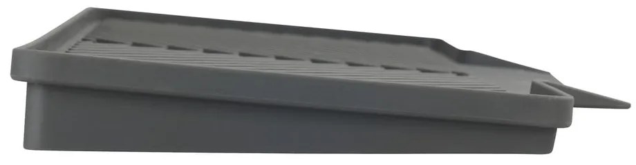 Tavă scurs vase Wenko Neli, 20 x 40 cm, gri închis