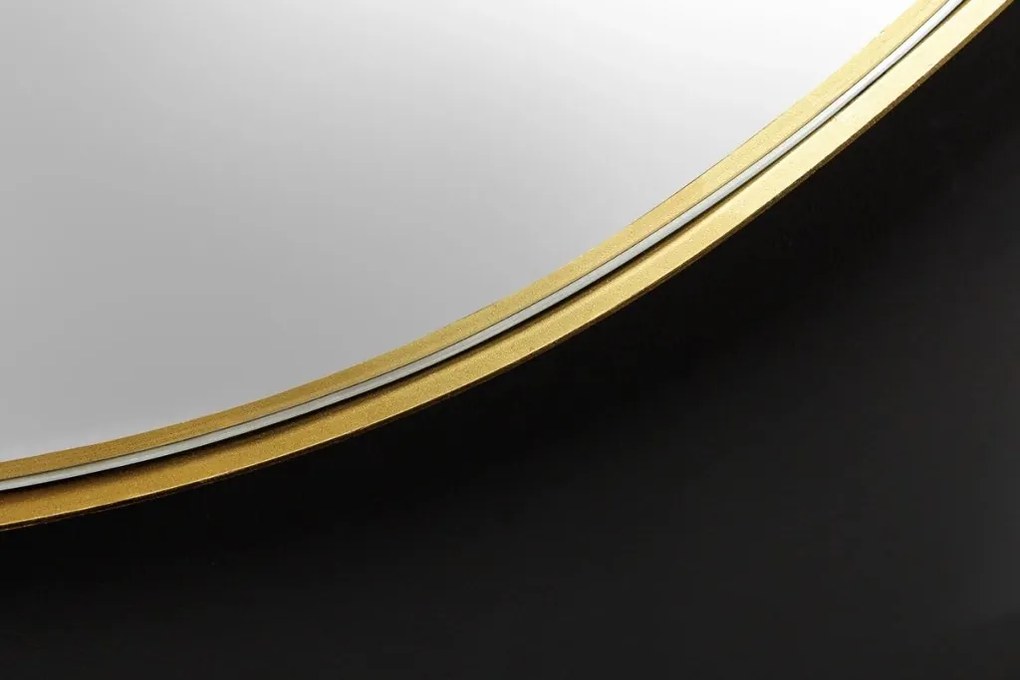 Oglinda de perete decorativa NOEMI 70cm auriu