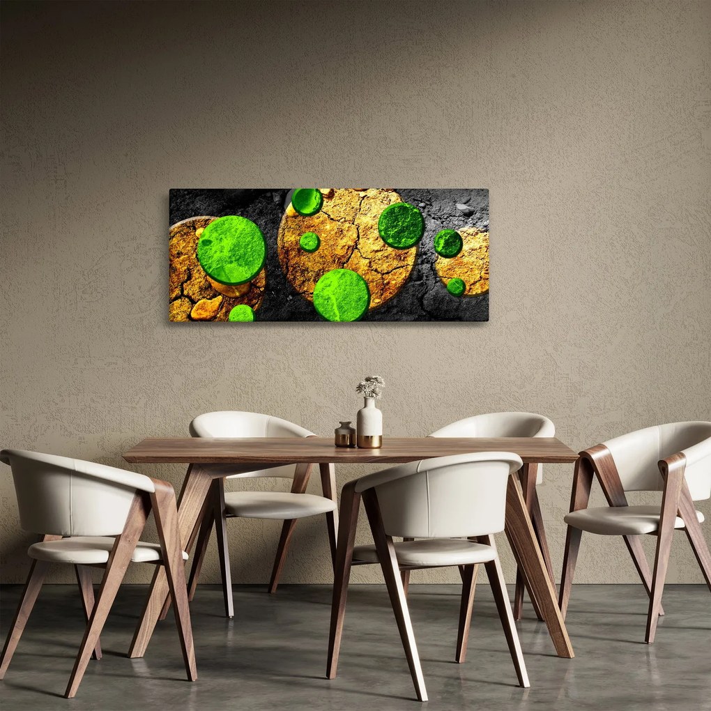 Tablou abstract - Bilă (120x50 cm)