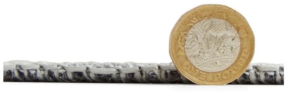 Covor tip traversă gri lavabil 76x230 cm Victoria Dark – Think Rugs