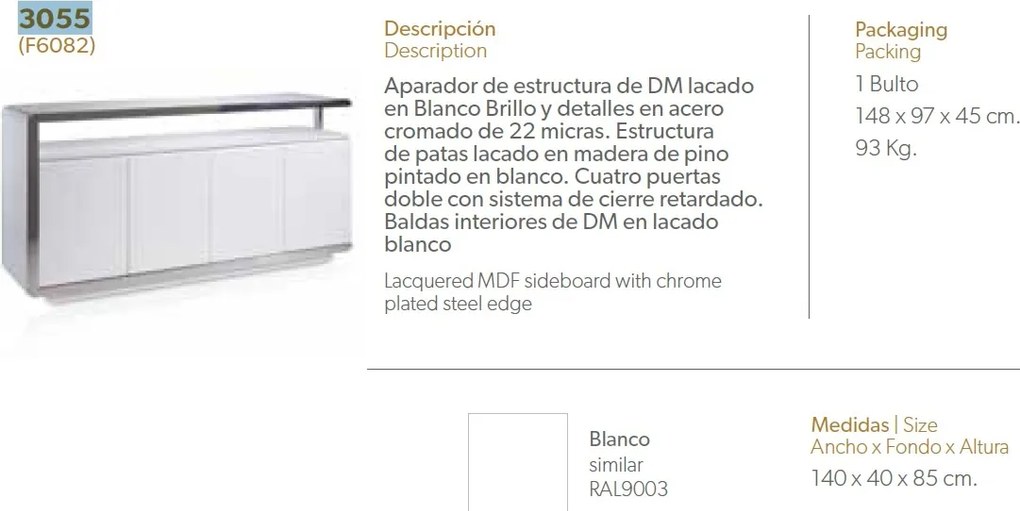 Comoda eleganta design LUX Gloria AC-F6082