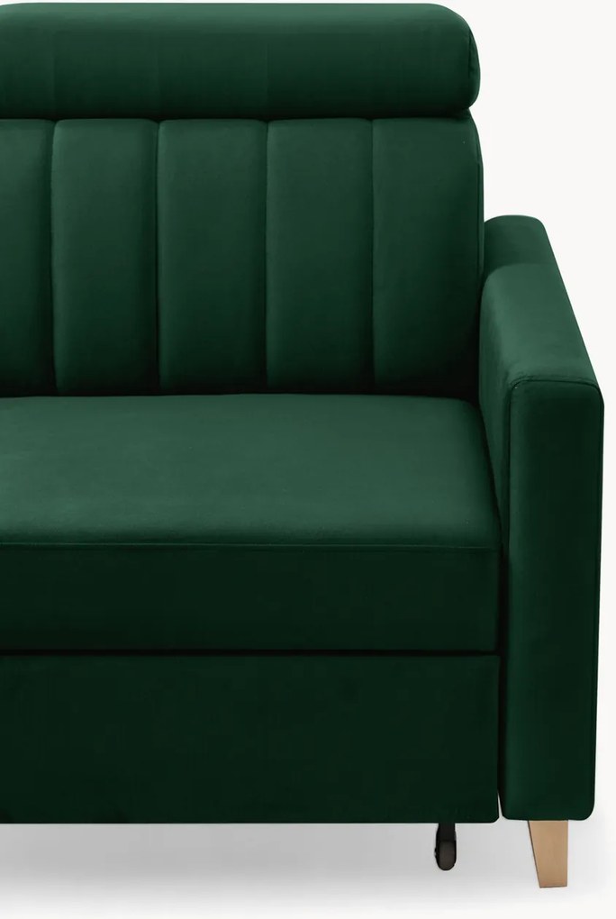 Colțar extensibil Vario universal dreapta/stânga - catifea verde Bluvel 78