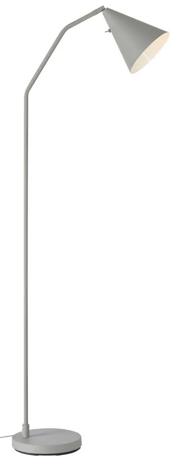 Lampadar gri LED cu intensitate reglabilă cu abajur din metal (înălțime 144 cm) Funil – Markslöjd