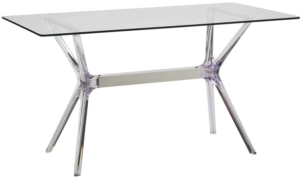 MASA POLIPROPILENA MALIBU - 140 cm / 80 cm - TRANSPARENT