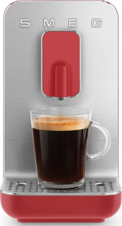 Espressor automat SMEG Collezione BCC01RDMEU, 1350 W, 19 bar, 1,4 l, 8 functii, Rasnita incorporata, Rosu