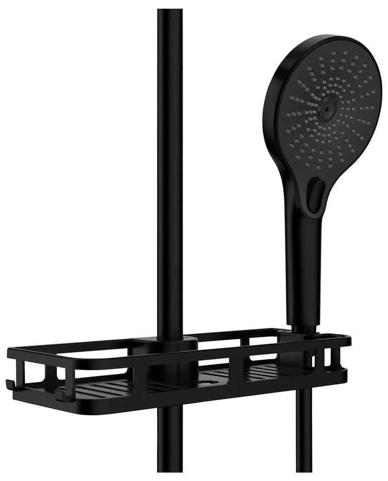 Raft pentru baie negru mat autoadeziv din plastic Libertà – Wenko