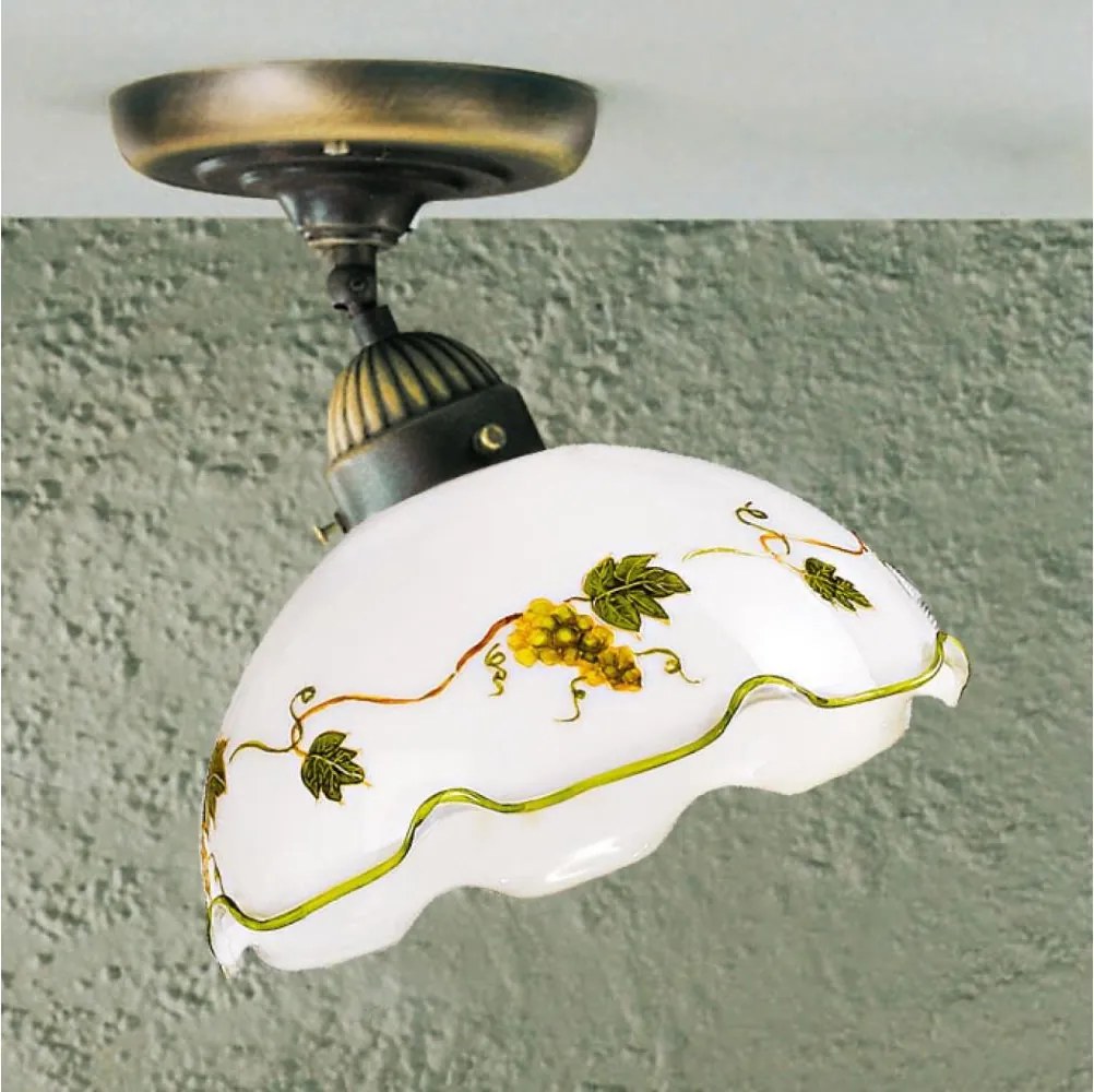 Kolarz 731.10.110 - Lustră aplicată NONNA, 1 x E27/75W/230V, diametru 20 cm, culoare bordo