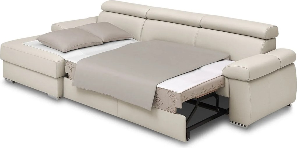 Colțar lemn masiv ZOOM 261×203 cm - Stânga