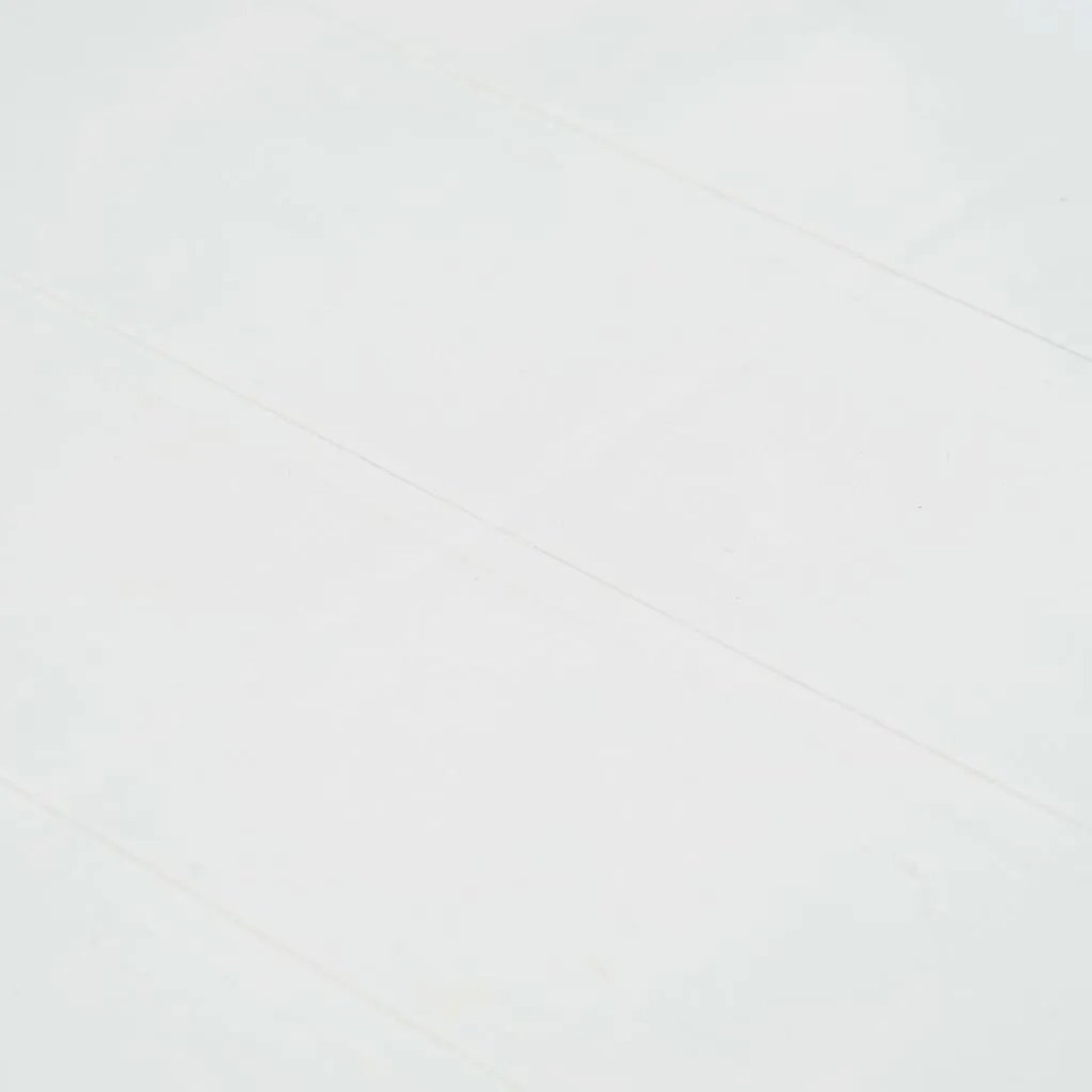 Masa de gradina, alba, 220x90x72 cm, plastic, aspect ratan 1, Alb, 220 x 90 x 72 cm