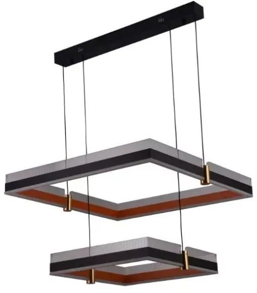 Lustră LED dimabilă pe cablu LED/50W/230V 3000-6500K + telecomandă