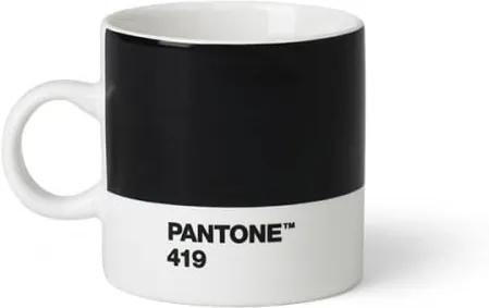 Cană Pantone 419 Espresso, 120 ml, negru