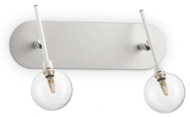 Aplica de perete design modern MARACAS AP2 BIANCO