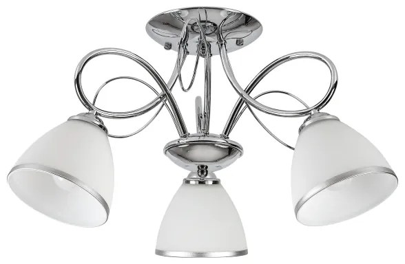 Brilagi - Lustră aplicată FRED 3xE27/60W/230V, Ø 59 cm, crom lucios