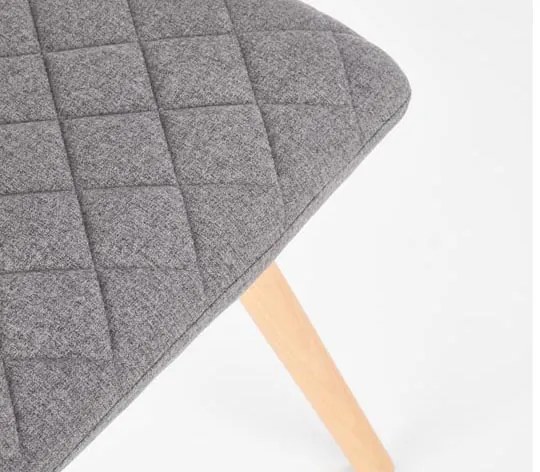 Scaun de sufragerie Kenla (Gri). 1048022