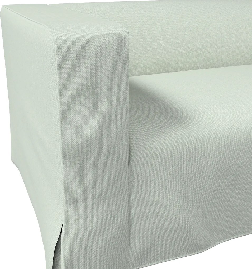 Husă canapea Klippan cu 2 locuri, lungă, cu pliuri contrastante