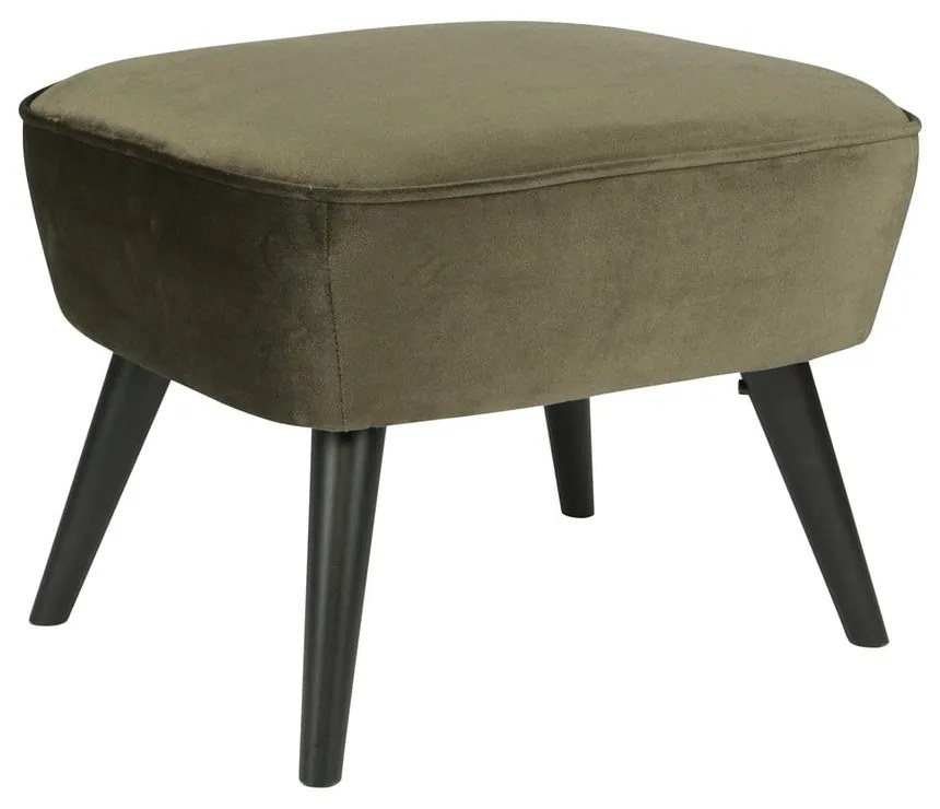 Taburet WOOOD Sara, verde măsliniu