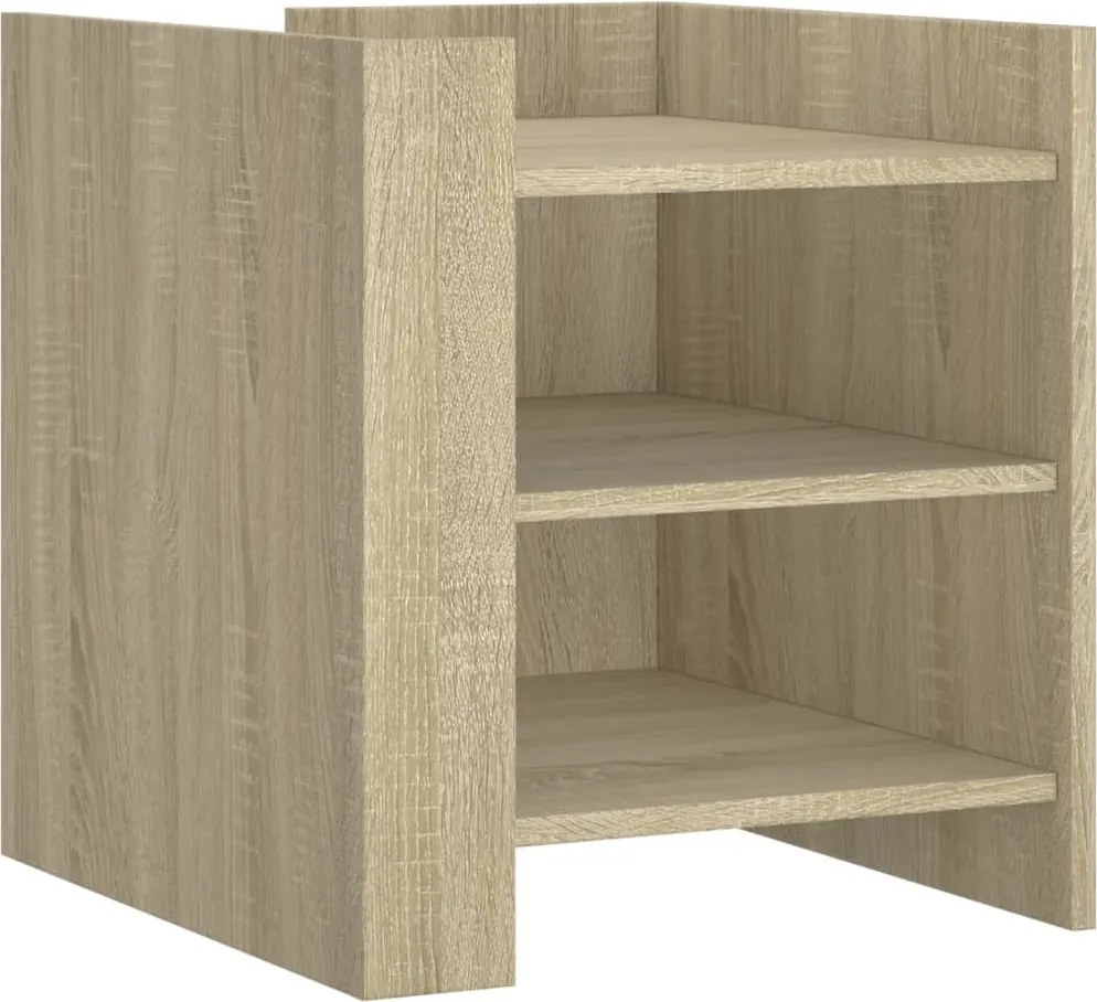 vidaXL Noptieră, stejar sonoma, 45x50x50 cm, lemn prelucrat