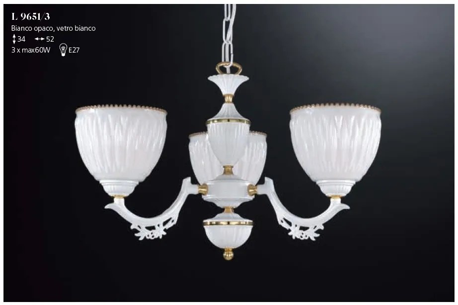 Candelabru clasic cu 3 brate design italian 9651