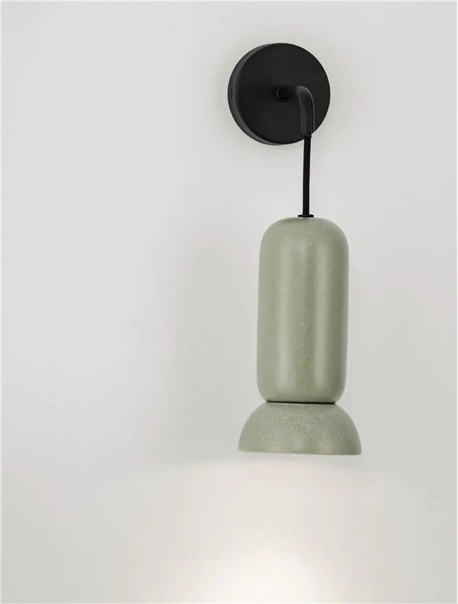 Aplica de perete ceramica verde PARLO