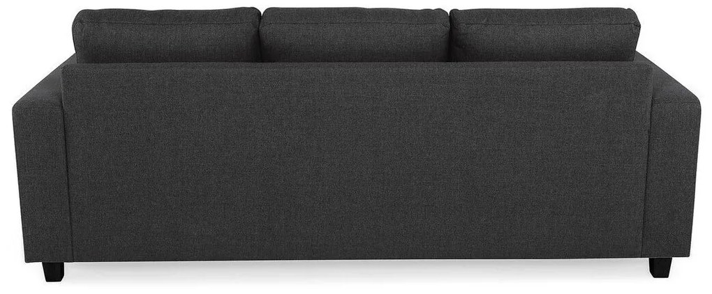 Canapea Scandinavian Choice C172Numărul de locuri: 3, Antracit, Negru, 214x88x86cm, Tapiterie, Picioare: Plastic