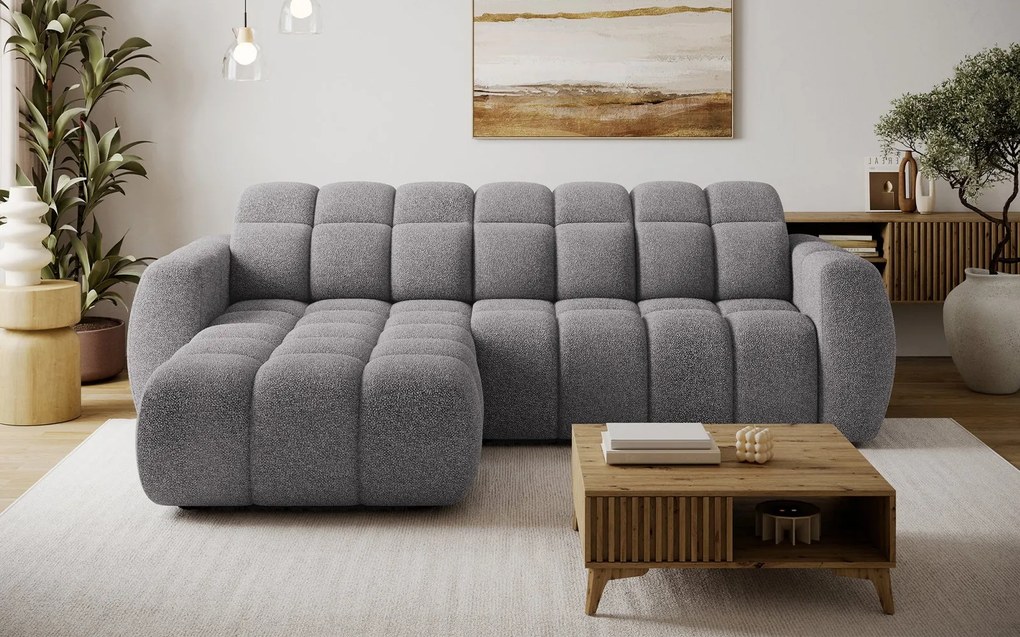 Colțar lemn masiv extensibil Fanito 288×200 cm Personalizabil - Stânga, royal 18