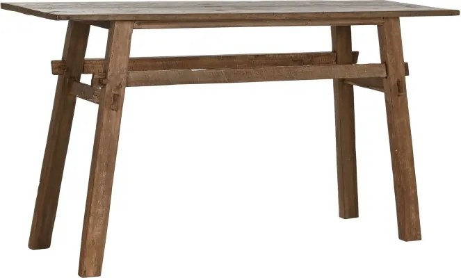 Consolă din lemn de teak reciclat, 140×40×75 cm, „Idomi"