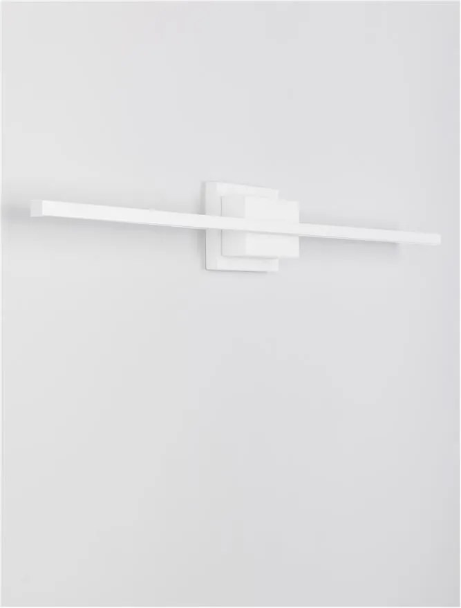 Aplica LED pentru oglinda / tablou AZURE alba L-120,5cm