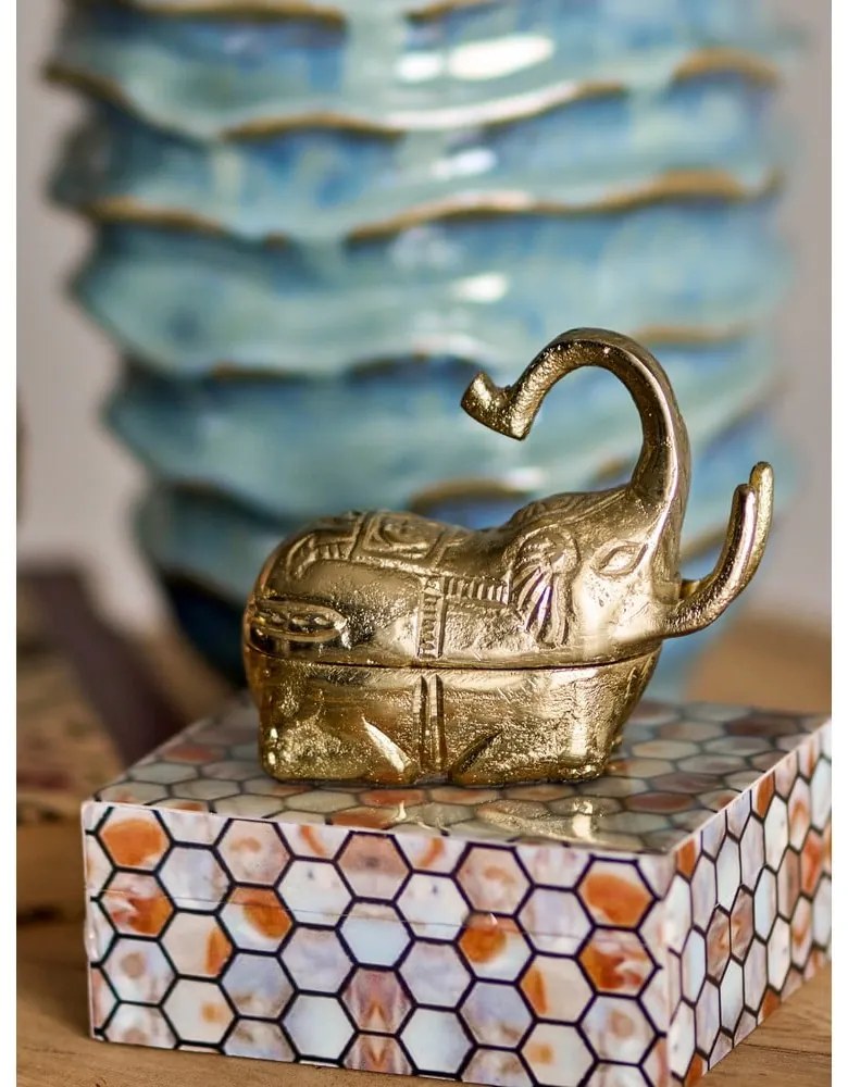 Cutie de depozitare din polirășină decorativă 13x10x5 cm Domino – Bloomingville