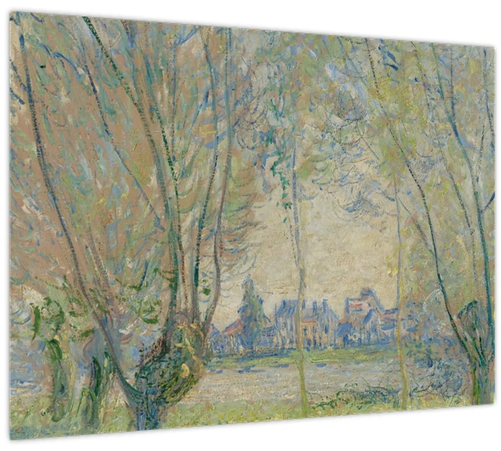 Tablou - Claude Monet, Woman Seated under the Willows, reproducere (70x50 cm)